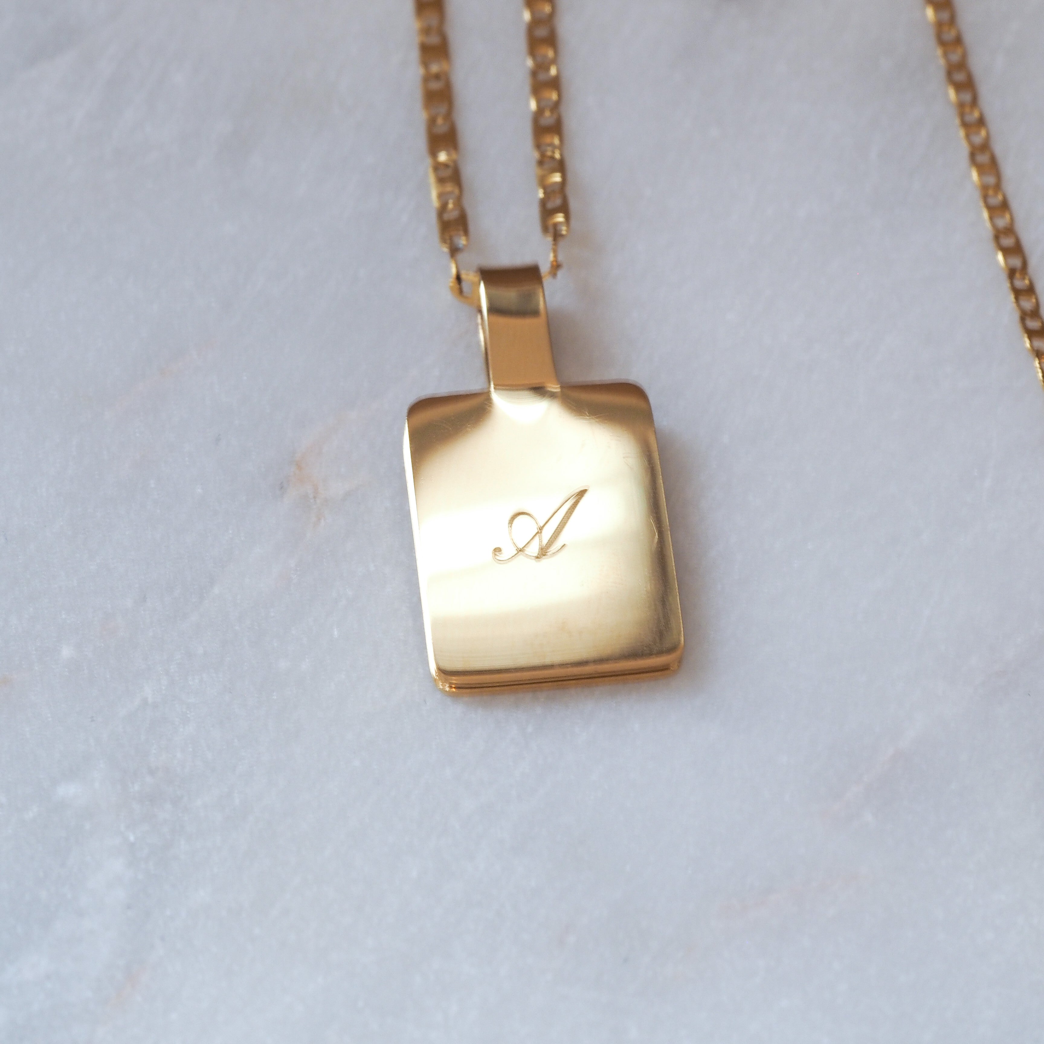 Personalised Script Letter Necklace