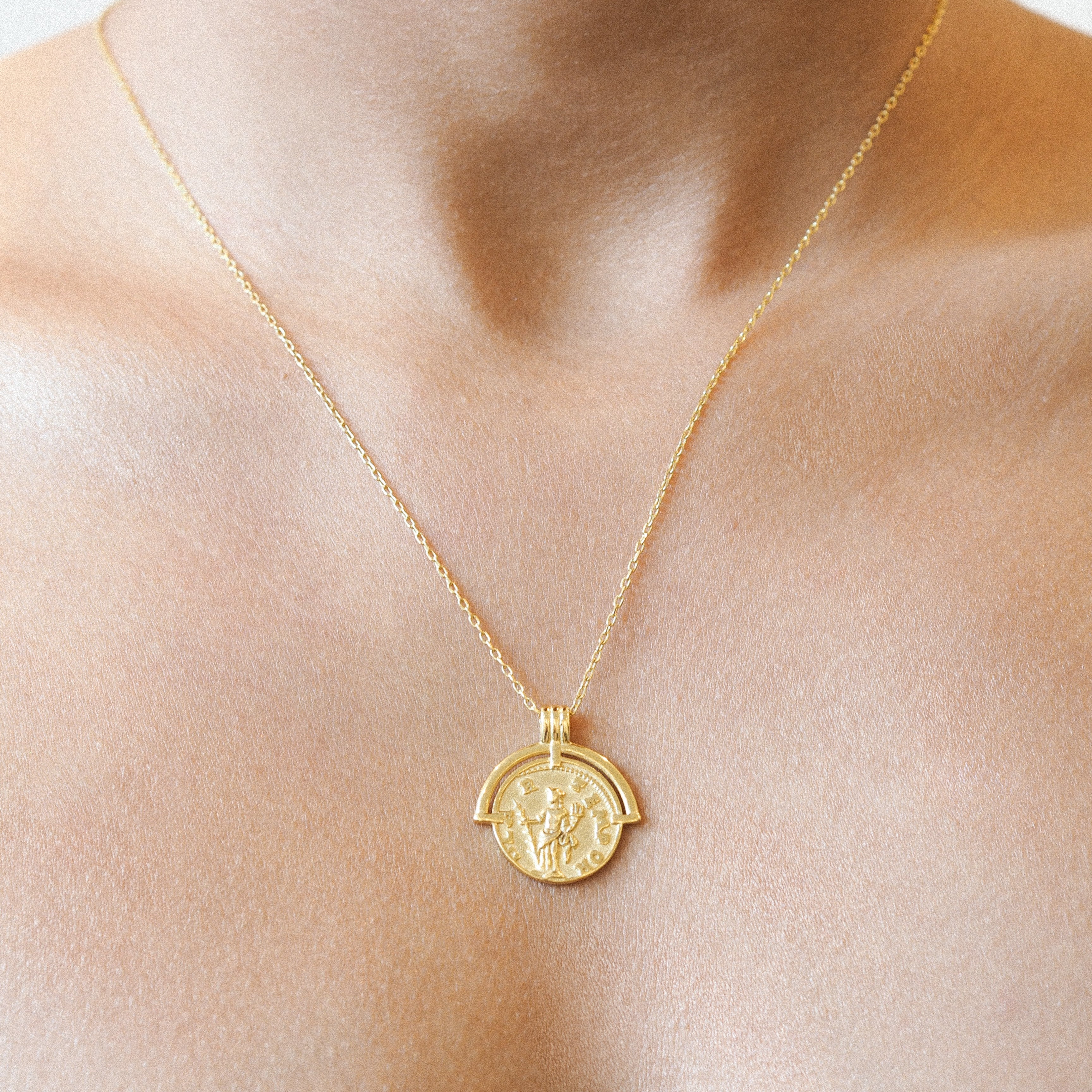Iris Coin Necklace